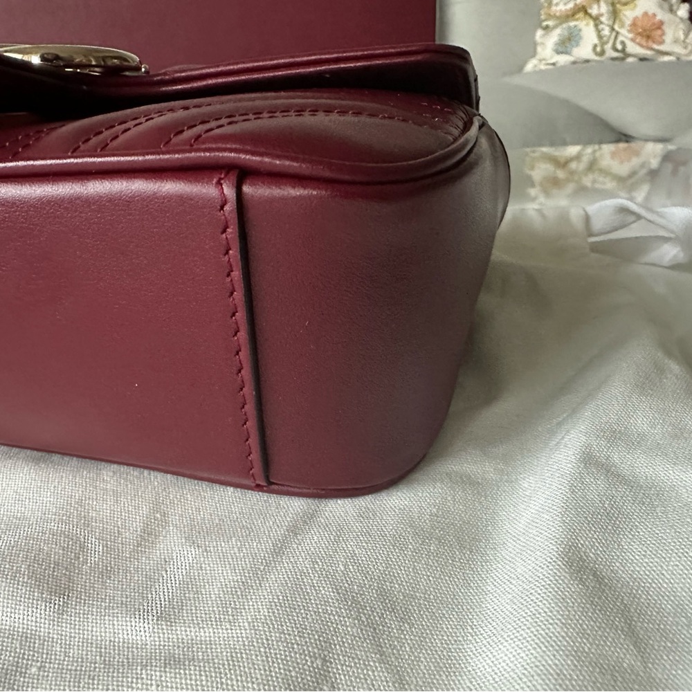 Gucci GG Marmont Small Shoulder Bag – Rosa Ancora (Like-New, Full Set) - Picture 8 of 10